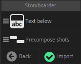 Import storyboard 